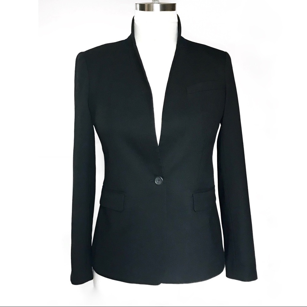 J. Crew Regent Blazer Wool Size 6P Black